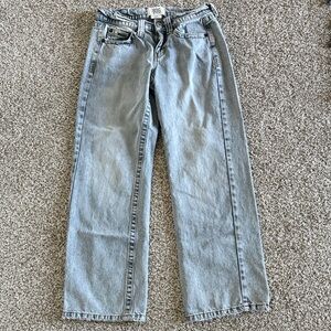 BDG Low Rise Straight Leg Blue Denim Jeans
